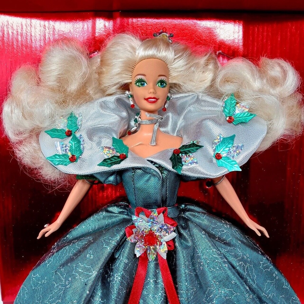 BARBIE Doll Mattel 1995 Happy Holidays Christmas Special Edition (14123) - Picture 7 of 8